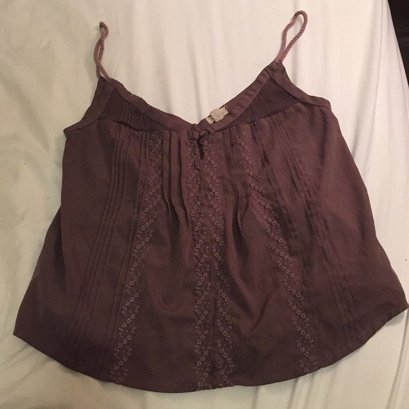 Urban Outfitters Mauve Flowy Top - Picture 1 of 5